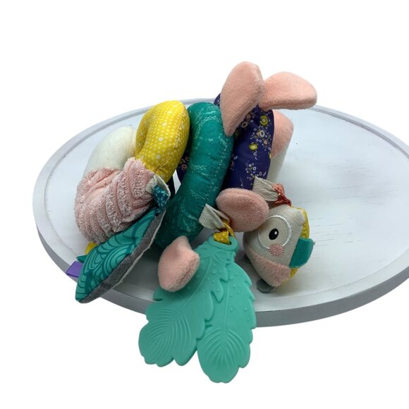 Infantino Baby Activity Fox Spiral Car Seat Toy Textures Teethers Newborn Unisex - Picture 5 of 5